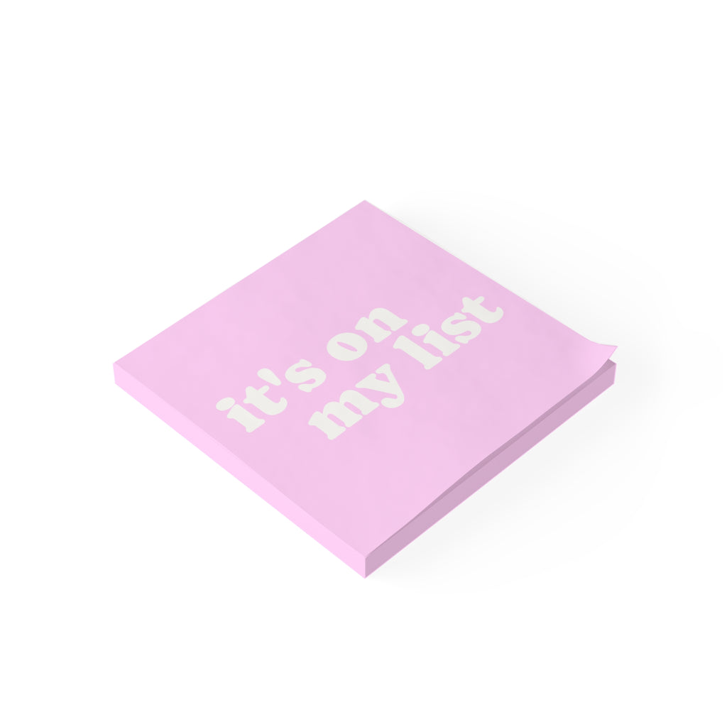 Little Notes | It's On My List | YTBF