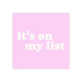 Little Notes | It's On My List | YTBF